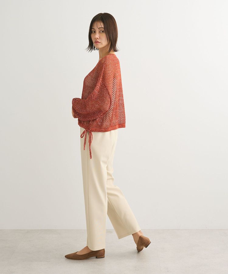 Green Parks「ラメメッシュニットプルオーバー」|ニット・セーター|