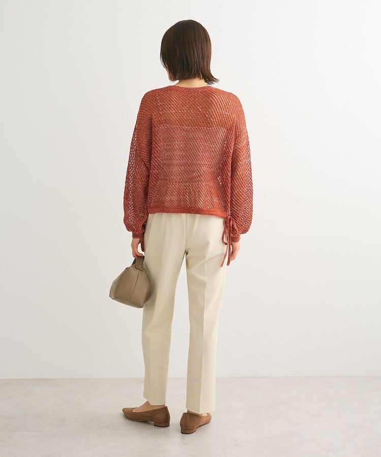 Green Parks「ラメメッシュニットプルオーバー」|ニット・セーター|