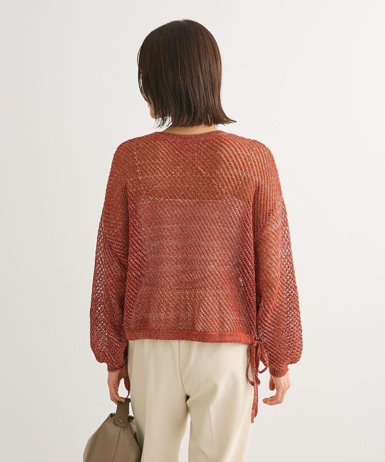 Green Parks「ラメメッシュニットプルオーバー」|ニット・セーター|