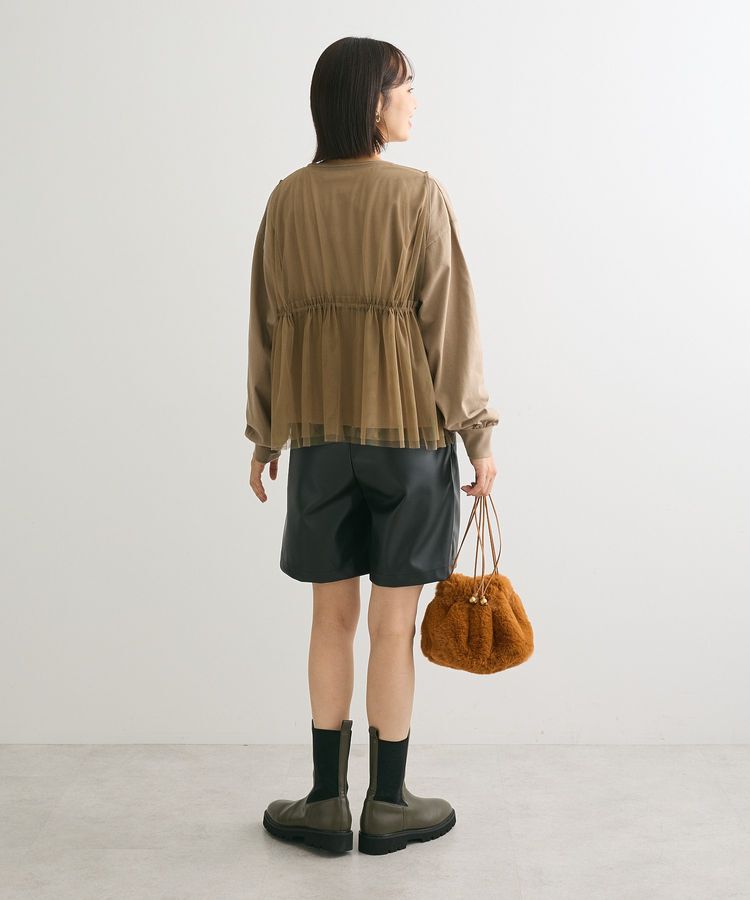 Green Parks「SET2点 チュールベスト+ロンTEE」|Tシャツ・カットソー|