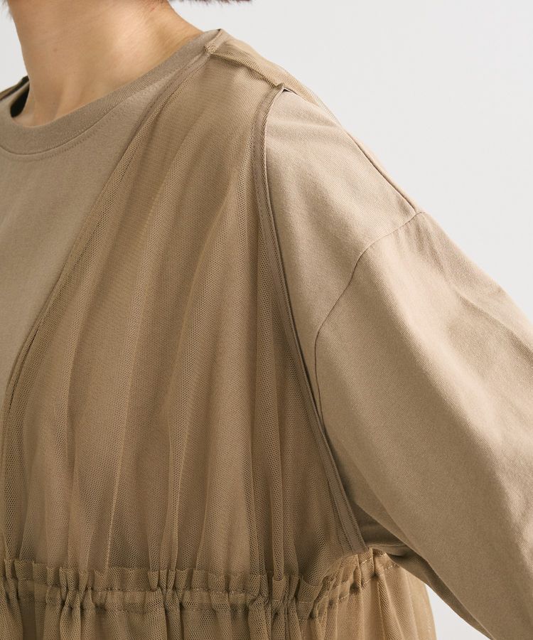 Green Parks「SET2点 チュールベスト+ロンTEE」|Tシャツ・カットソー|