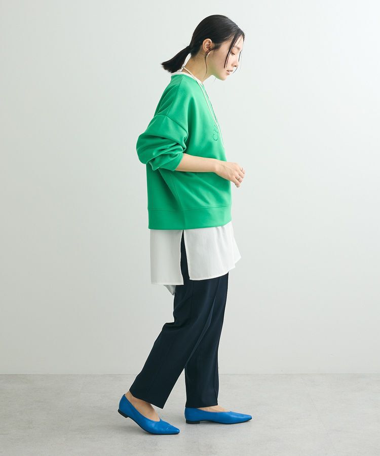 Green Parks「ロゴ刺繍ダンボールプルオーバー」|Tシャツ・カットソー|