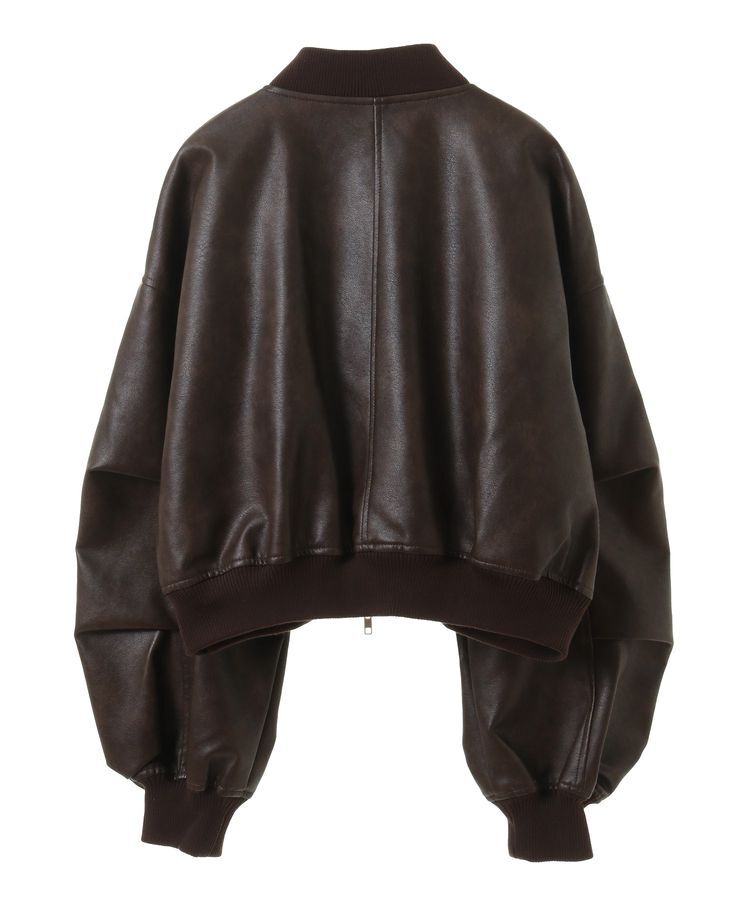 Green Parks「・ELENCARE DUE 合皮MA-1ブルゾン」|ブルゾン・スタジャン|