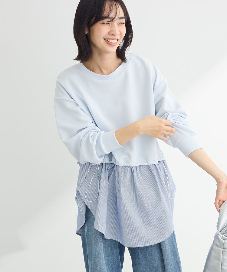 Green Parks「ダンボールドッキングチュニック」|Tシャツ・カットソー|Sax