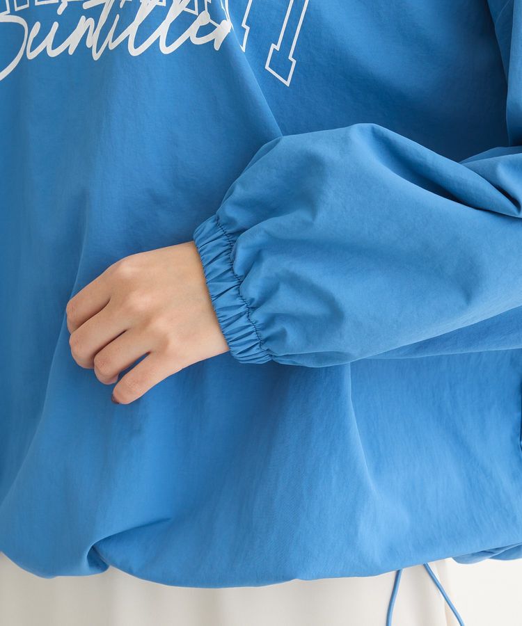 Green Parks「ナイロンロゴVネックプルオーバー」|スウェット・ジャージ|