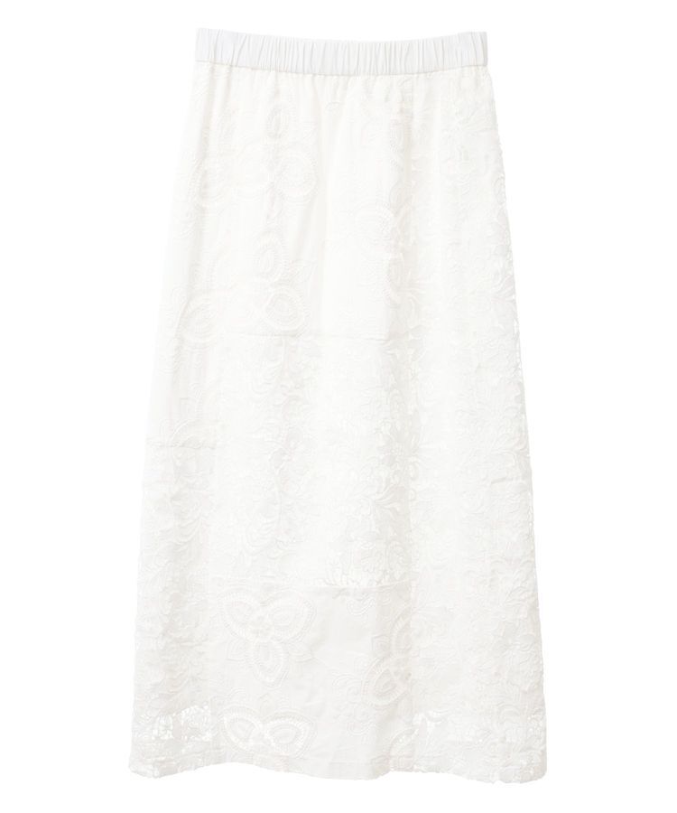 GARAGE OF GOOD CLOTHING「レースMIXトラペーズスカート」|スカート|