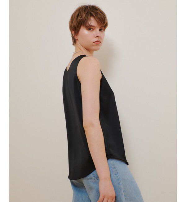 allureville「サテンタンクブラウス」|シャツ・ブラウス|