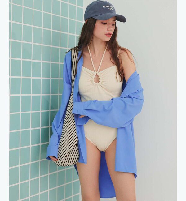 SEA DRESS「ビッグシルエットシャツ/ラッシュガード」|ビキニトップス|