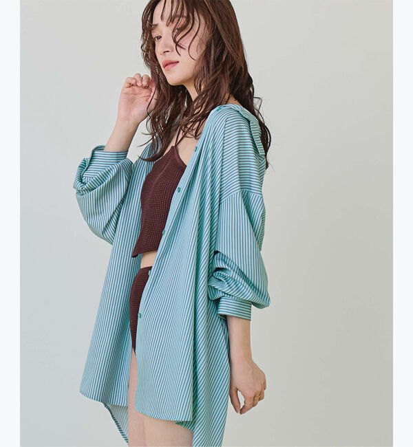 SEA DRESS「ビッグシルエットシャツ/ラッシュガード」|ビキニトップス|