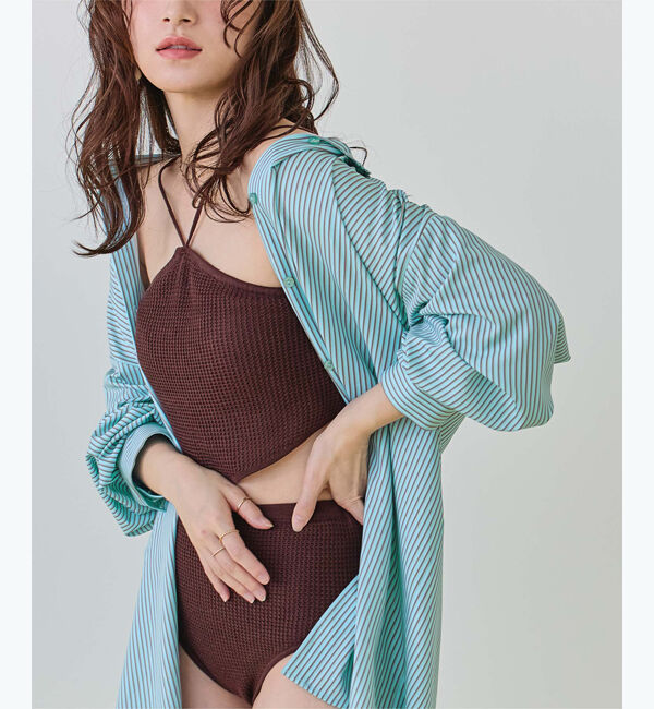 SEA DRESS「ビッグシルエットシャツ/ラッシュガード」|ビキニトップス|