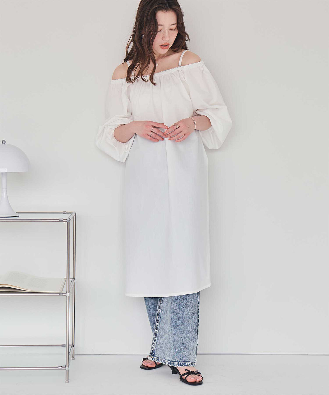 titivate「マルチwayチュニックブラウス」|シャツ・ブラウス|オフホワイト