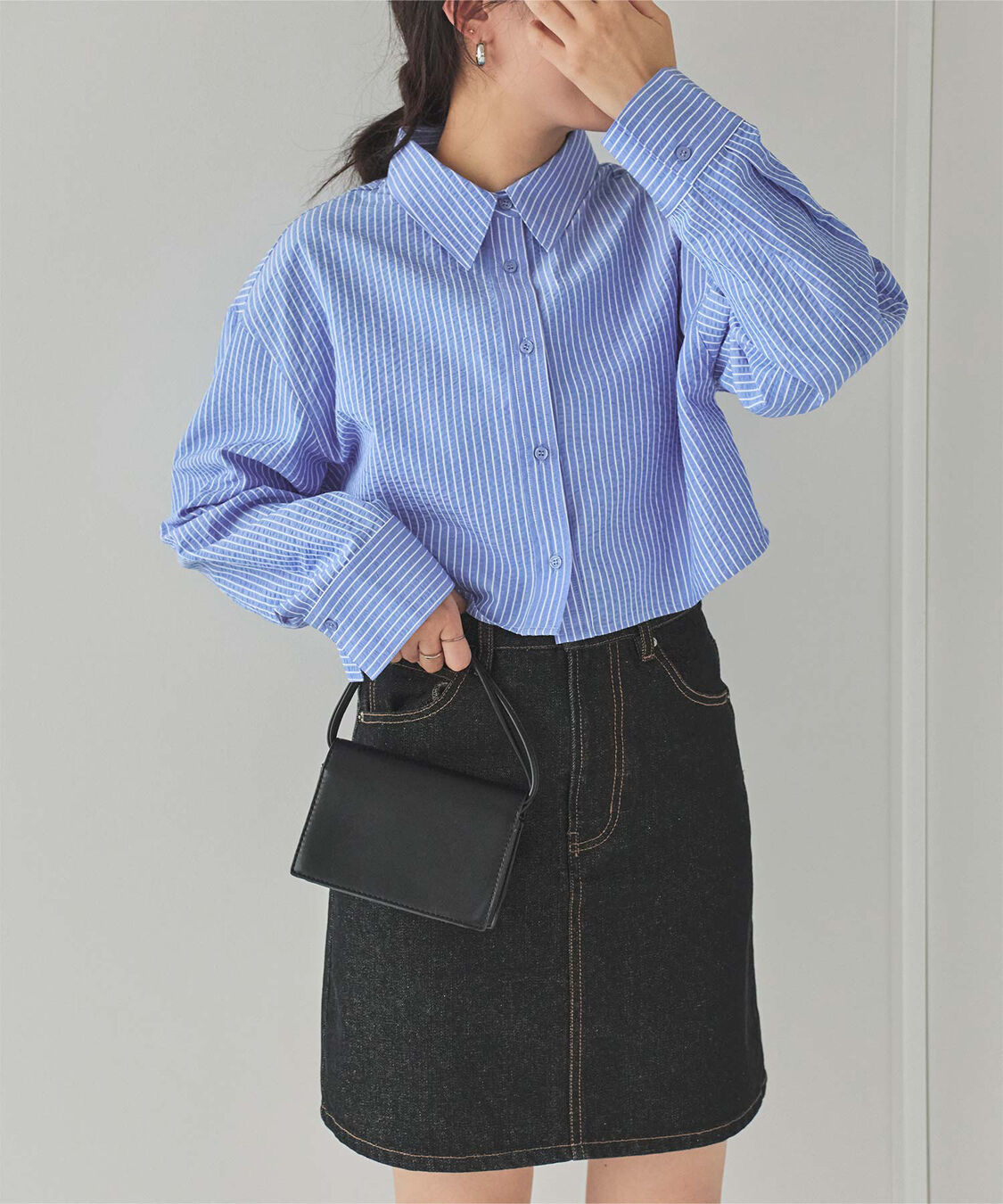 titivate「サッカーストライプシャツ」|シャツ・ブラウス|