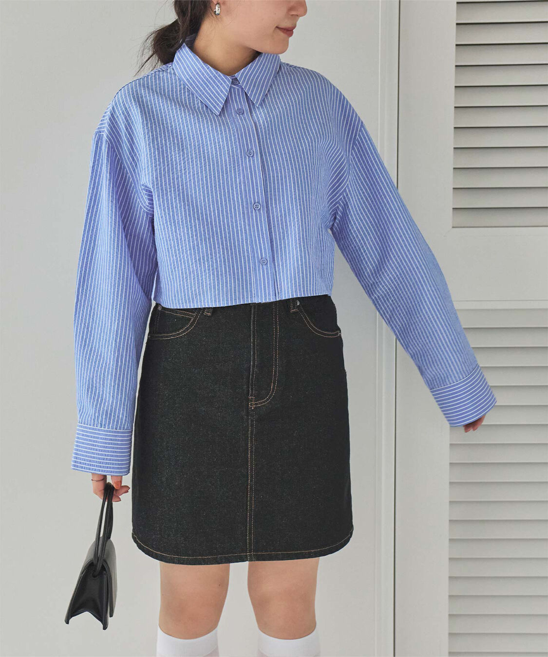 titivate「サッカーストライプシャツ」|シャツ・ブラウス|