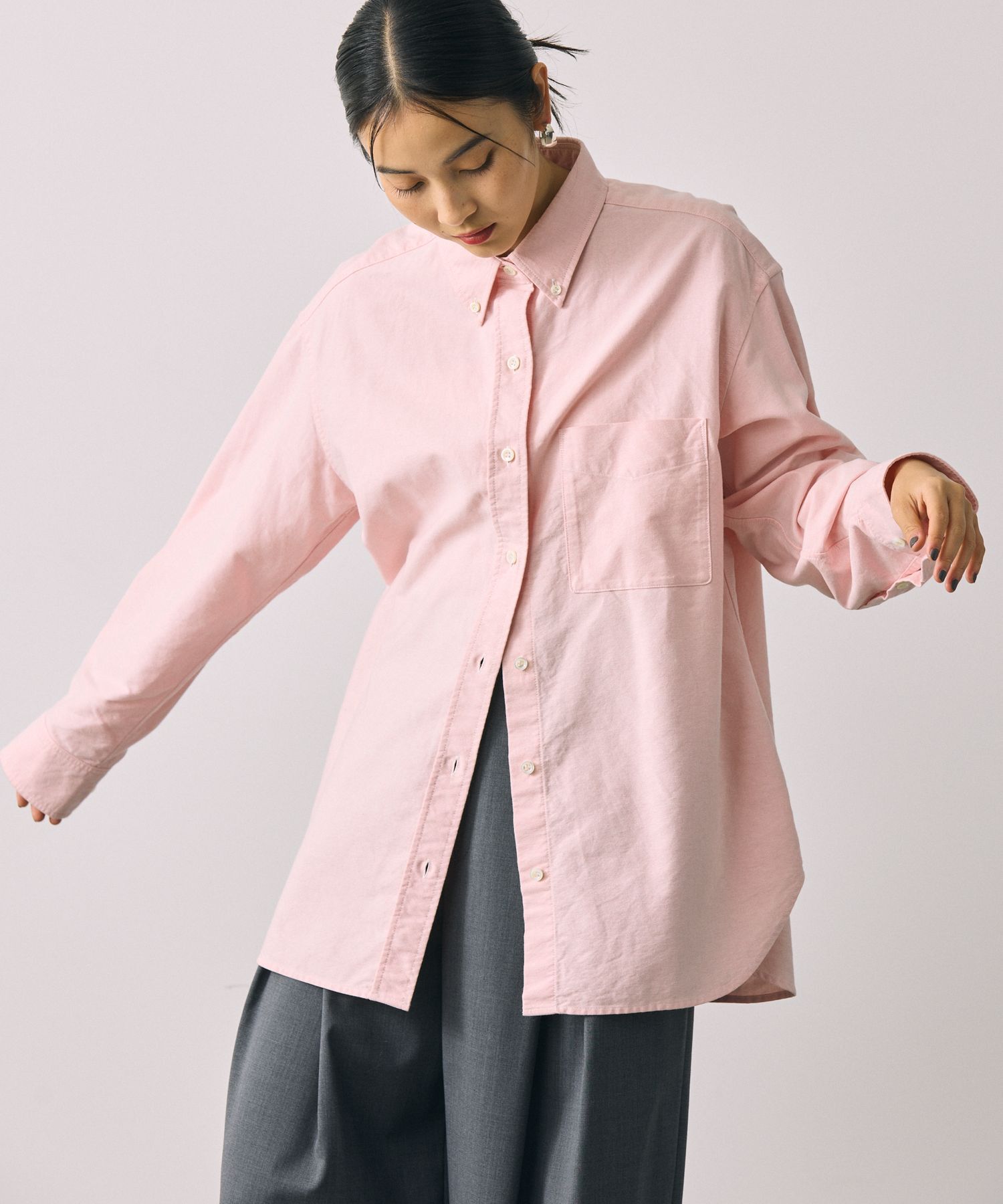 BABYLONE「オックスボタンダウンシャツ」|シャツ・ブラウス|