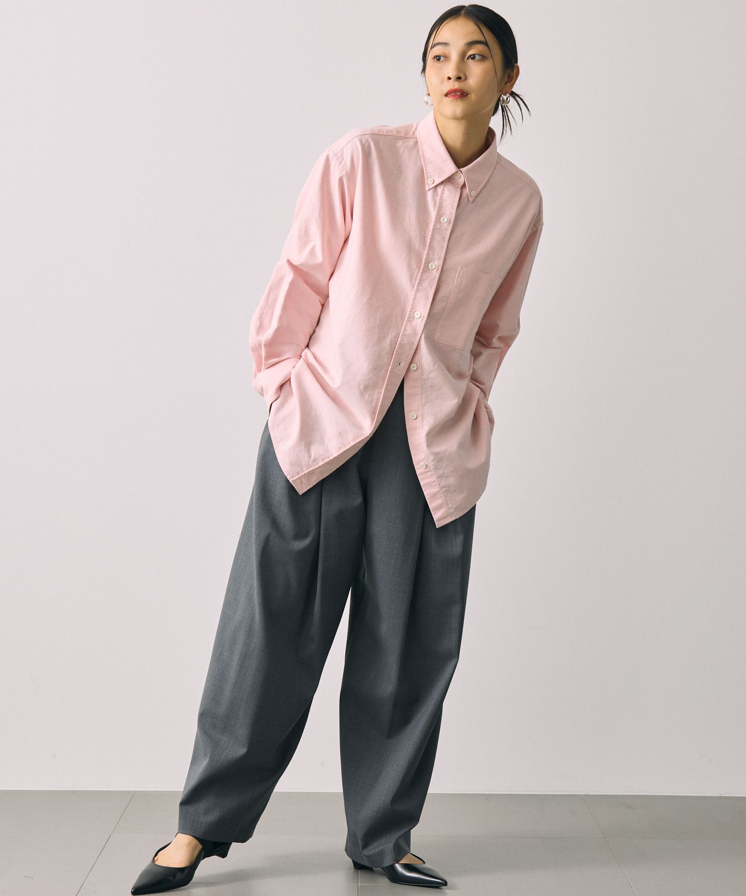 BABYLONE「オックスボタンダウンシャツ」|シャツ・ブラウス|