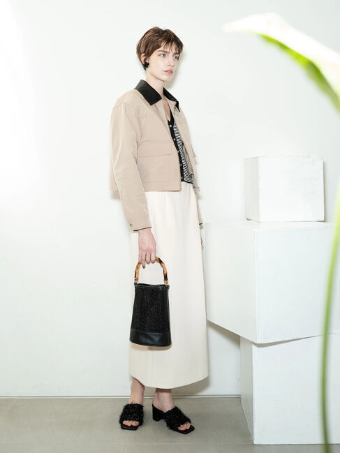 Te chichi「【宮本茉由着用】ダブルポケットジップジャケット《2025spring catalog item》」|その他|