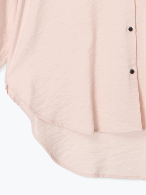 Te chichi「シャイニースパンドルマンシャツ《2025spring catalog item》」|シャツ・ブラウス|