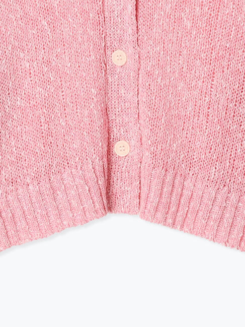 Te chichi TERRASSE「スラブクロップドVネックカーディガン《2025spring catalog item》」|カーディガン|