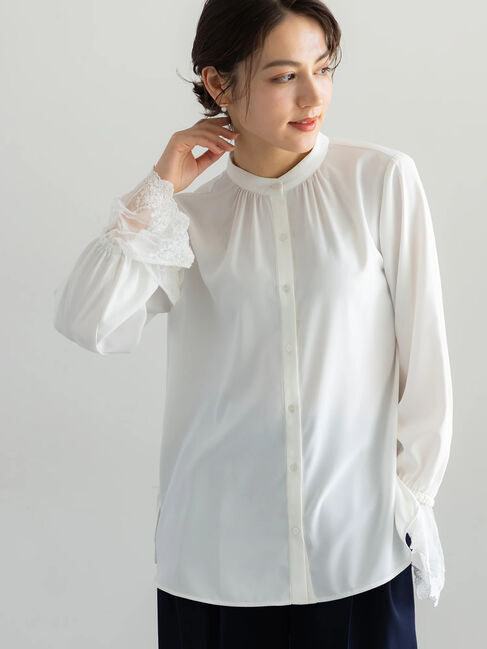 Te chichi「【セレモニーアイテム】レースカフスブラウス」|シャツ・ブラウス|