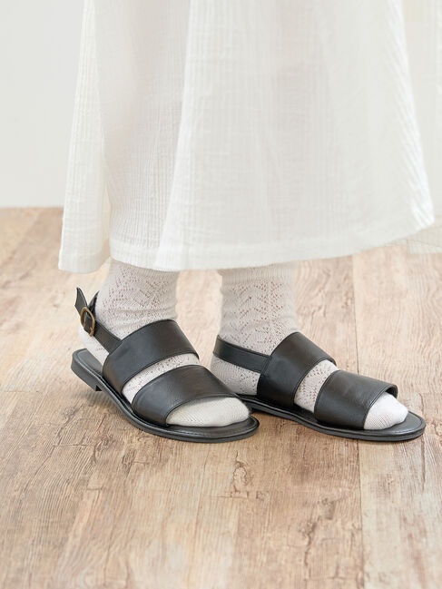 Samansa Mos2「【S/XLサイズ WEB限定】ダブルベルトサンダル」|サンダル|