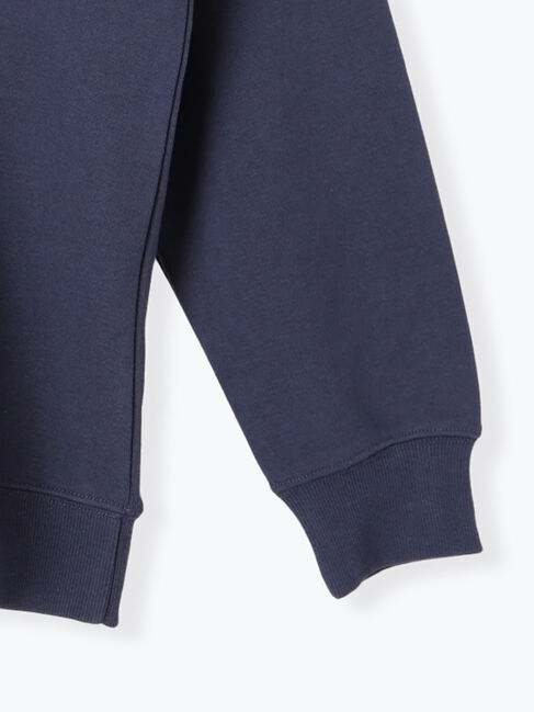 Samansa Mos2 blue「裏毛ロゴスウェット」|Tシャツ・カットソー|