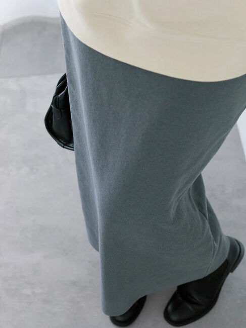 Samansa Mos2 blue「◎ニットタイトスカート」|スカート|