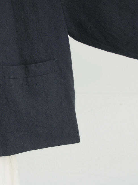 Samansa Mos2「【Cross&times;Linen】クルーネックジャケット」|その他|