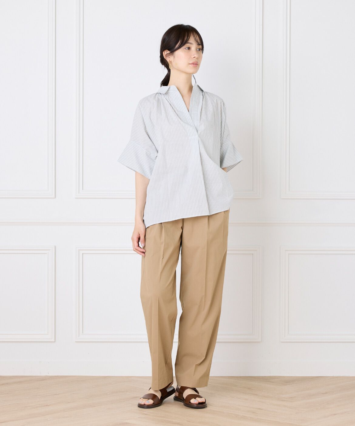 DAY by DAY it&rsquo;s international「タックテーパードイージーパンツ」|スラックス|