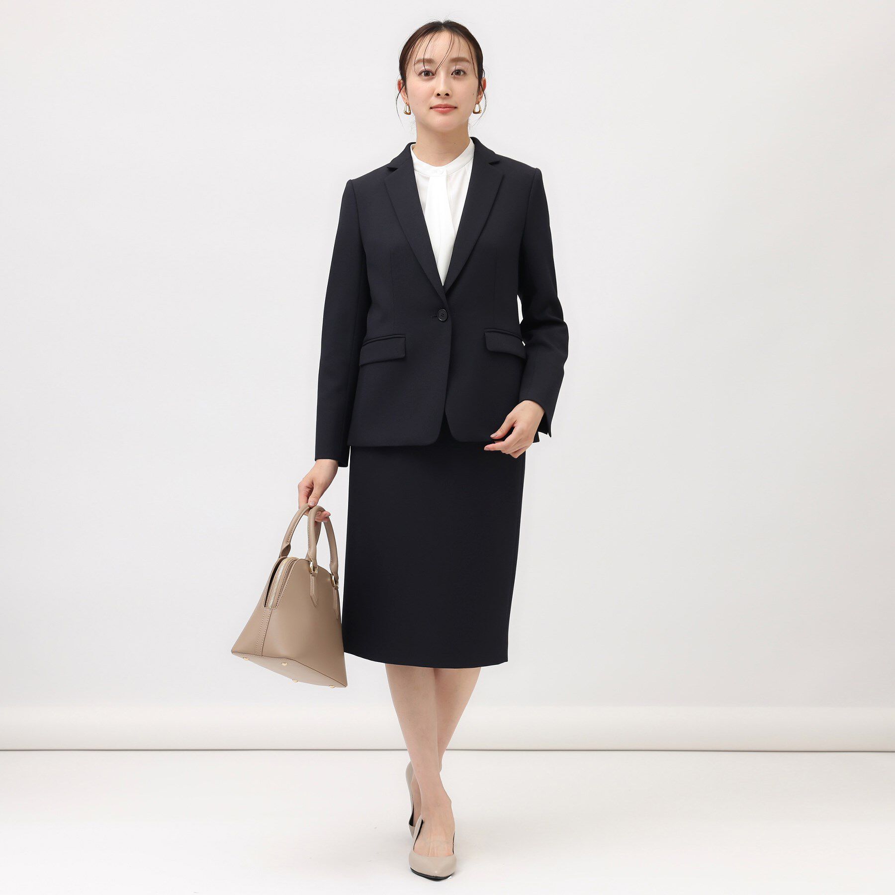 UNTITLED「【通勤スーツ／入卒/セレモニー】ウーステッドカルゼ テーラードジャケット」|テーラードジャケット|