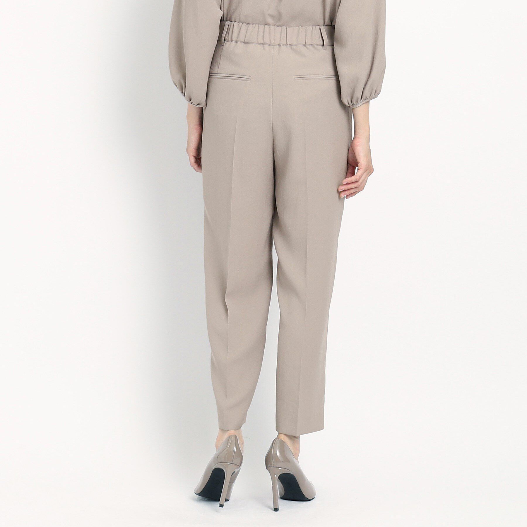 COUP DE CHANCE「【洗える／裏地無し】タック入りテーパードパンツ」|その他|