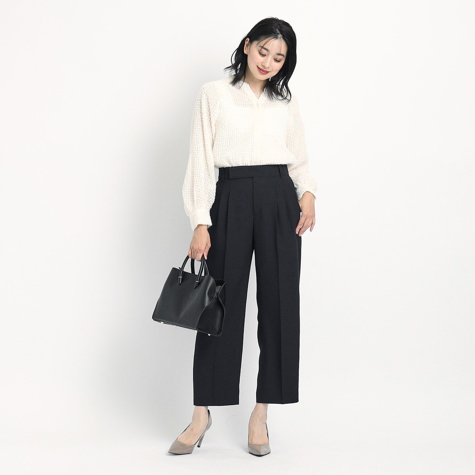 COUP DE CHANCE「【洗える／裏地無し】タック入りテーパードパンツ」|その他|