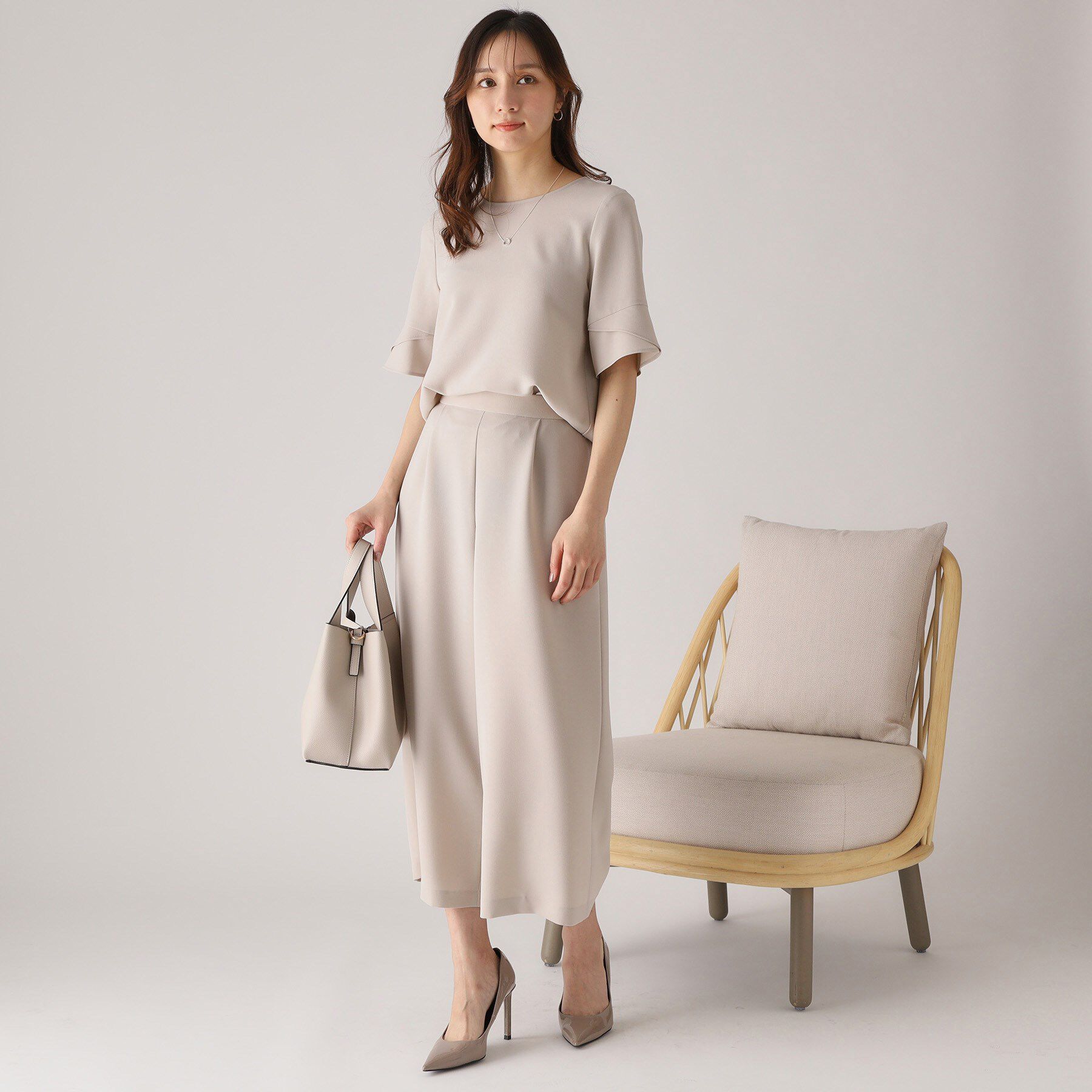 COUP DE CHANCE「【洗える／ウエストゴム】ストレートワイドパンツ」|その他|