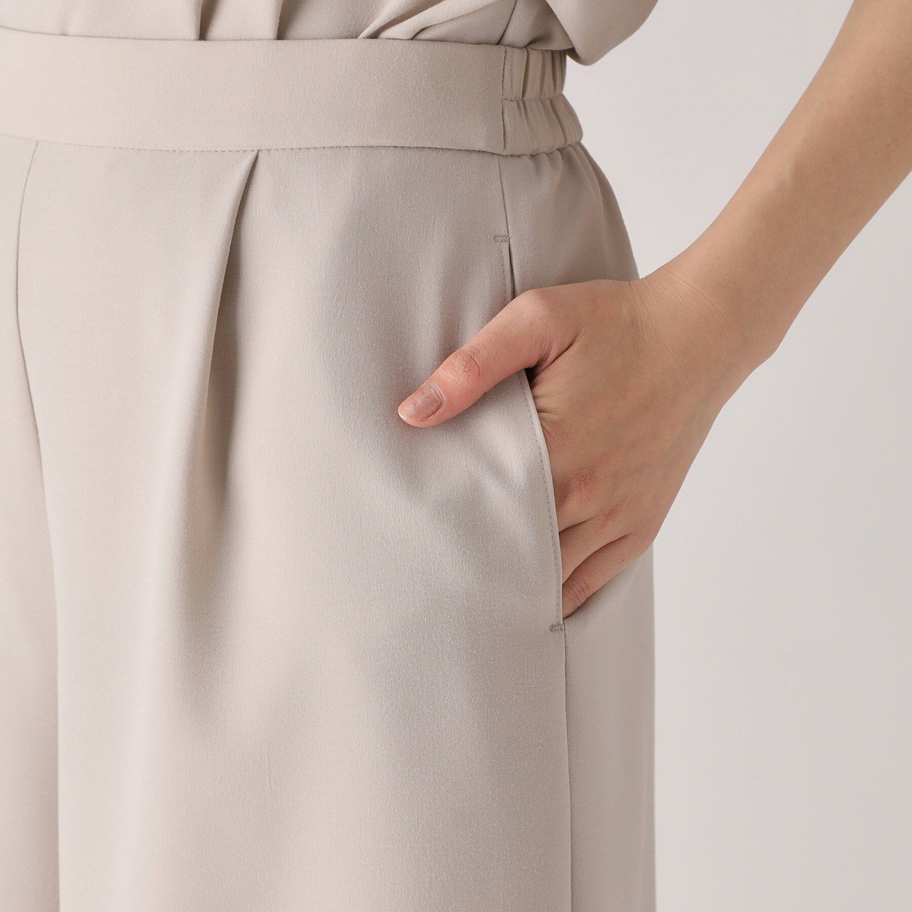 COUP DE CHANCE「【洗える／ウエストゴム】ストレートワイドパンツ」|その他|