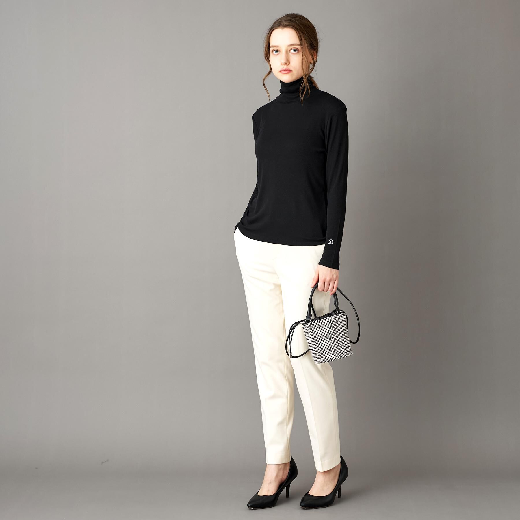 DRESSTERIOR「【インナー使いに最適/しっとり暖かな保湿素材】タートルネックプルオーバー」|Tシャツ・カットソー|