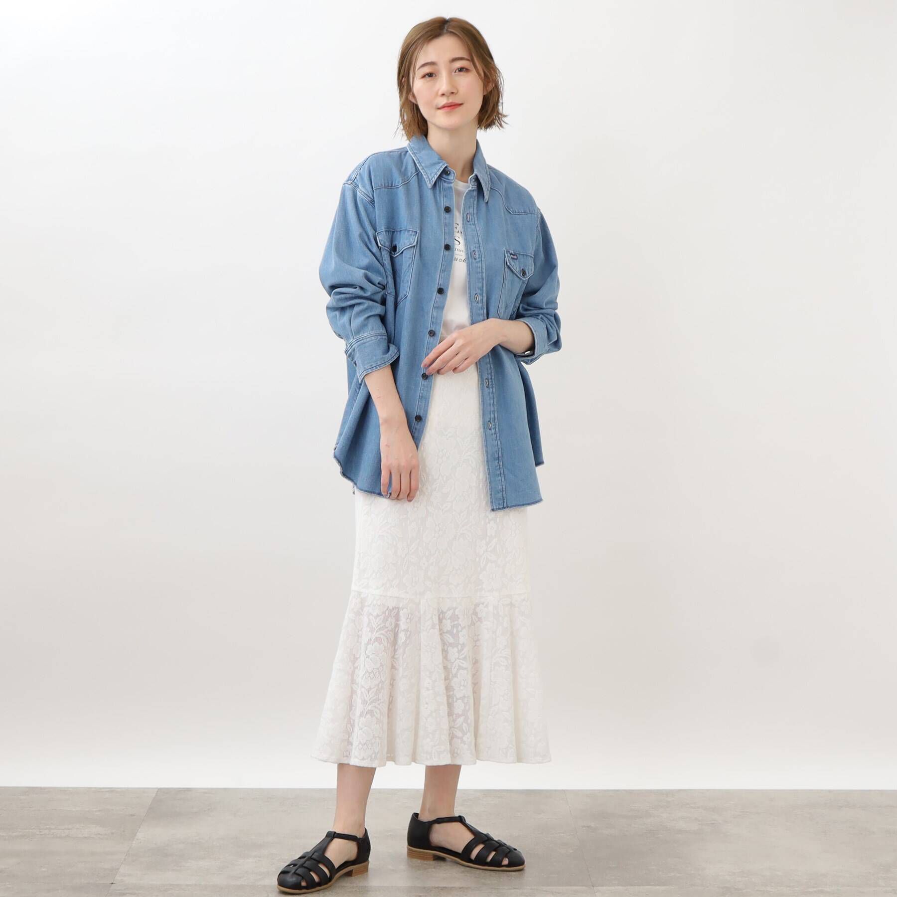 grove「【別注】Wrangler デニムシャツ」|シャツ・ブラウス|