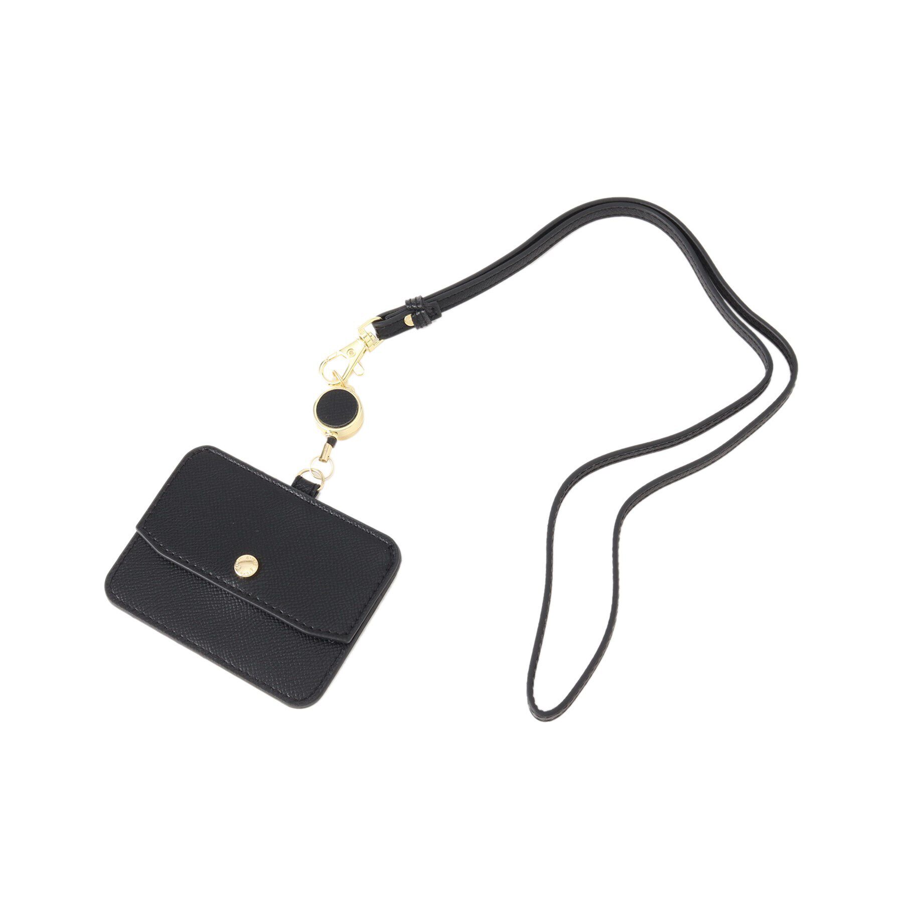 grove「フラップリール付きIDカードホルダー」|その他|ブラック(019)