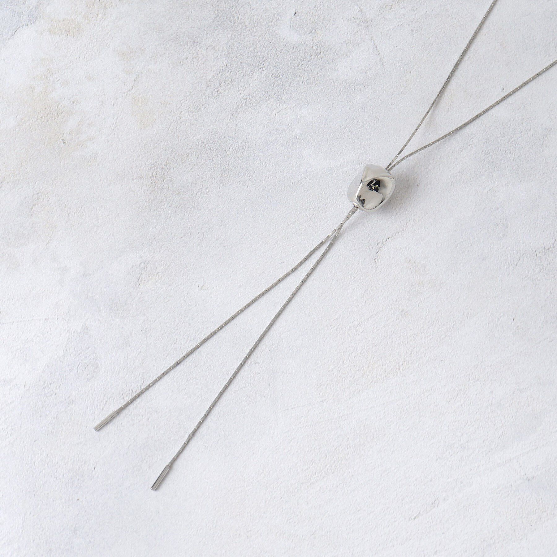 grove「メタルスライドネックレス」|ネックレス|シルバー(006)