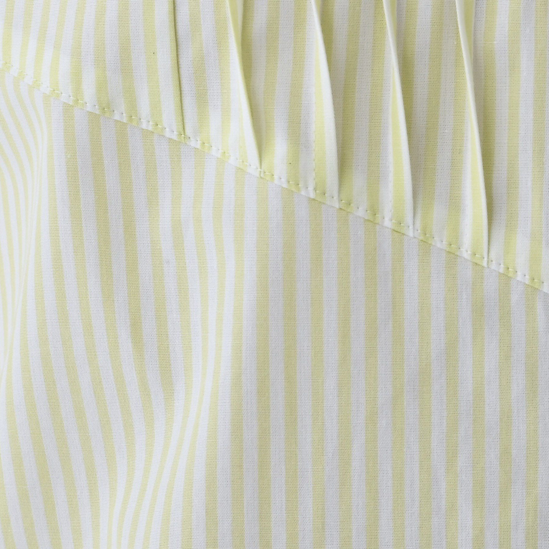 INDIVI「【UVケア／カラーストライプ柄】タックデザインブラウス」|シャツ・ブラウス|