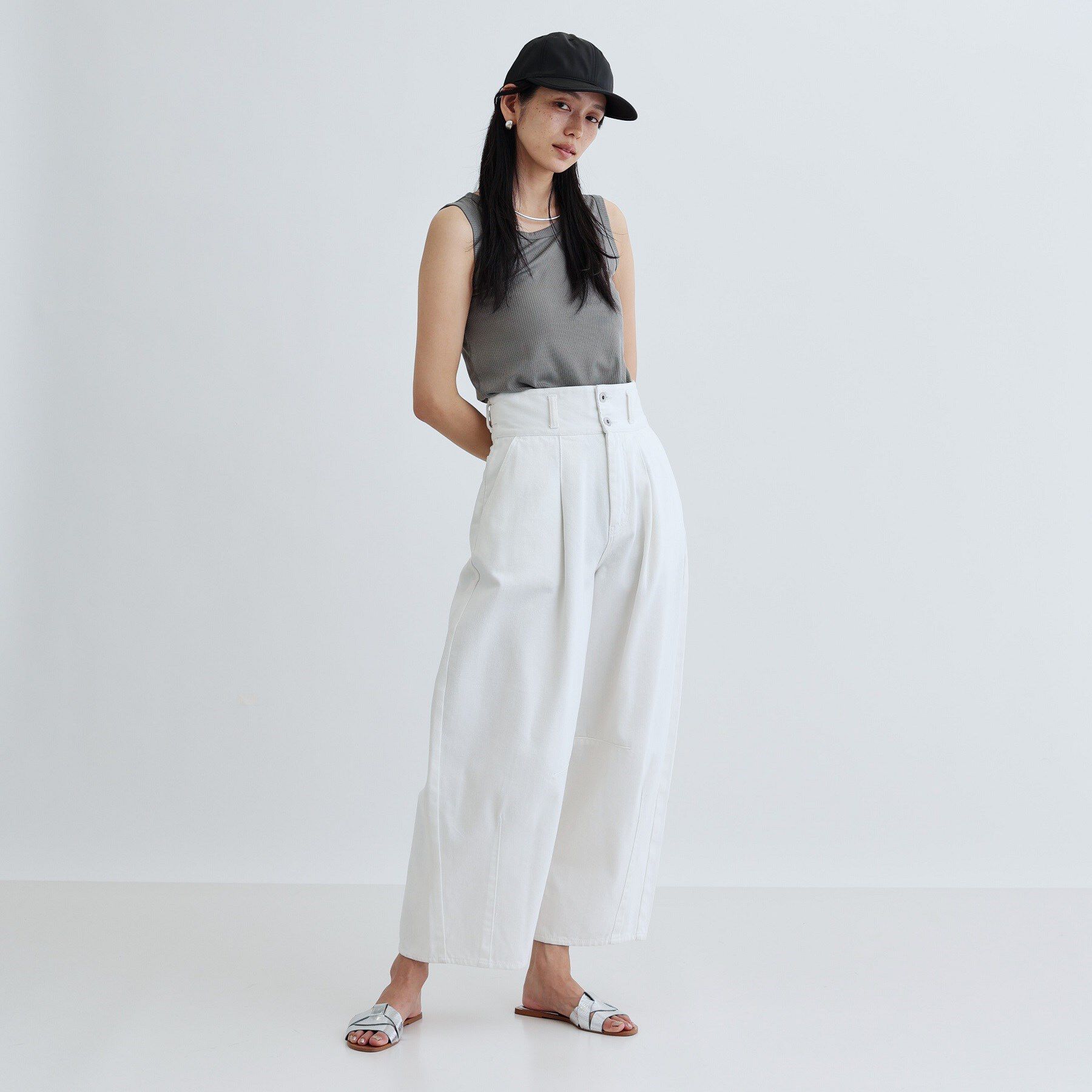 GALLEST「【再入荷】ランダムリブタンクトップ」|キャミソール|