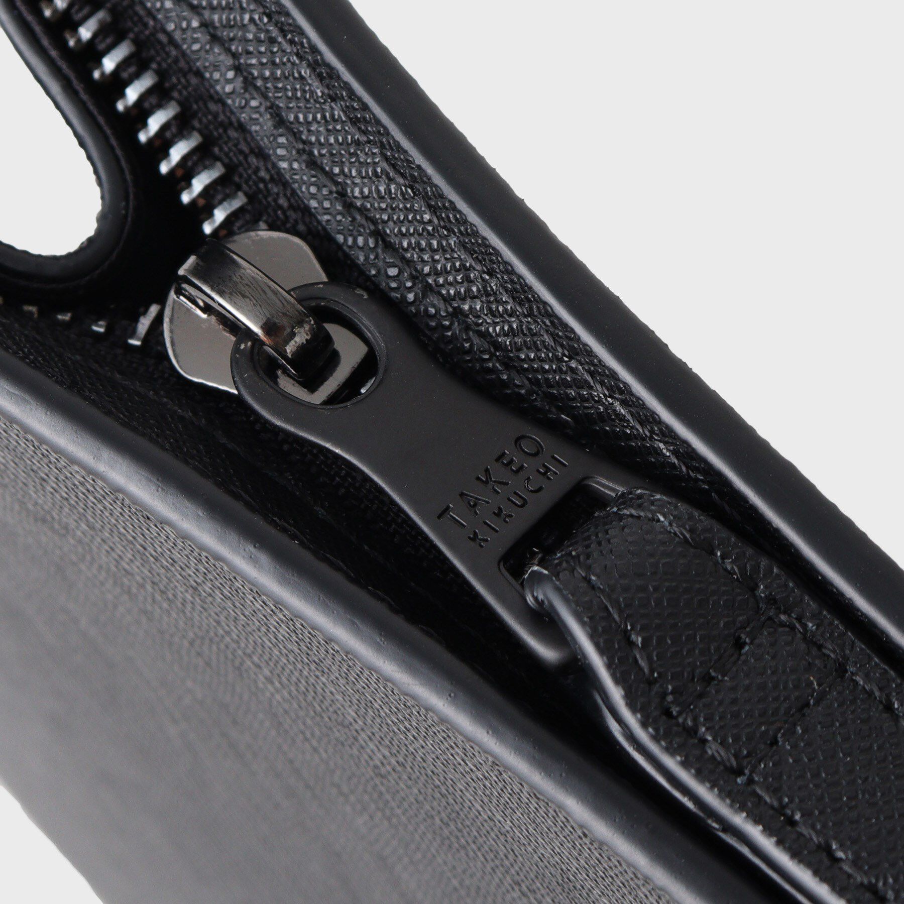 TAKEO KIKUCHI「【冠婚葬祭】ブラックレザー クラッチバッグ」|クラッチバッグ|