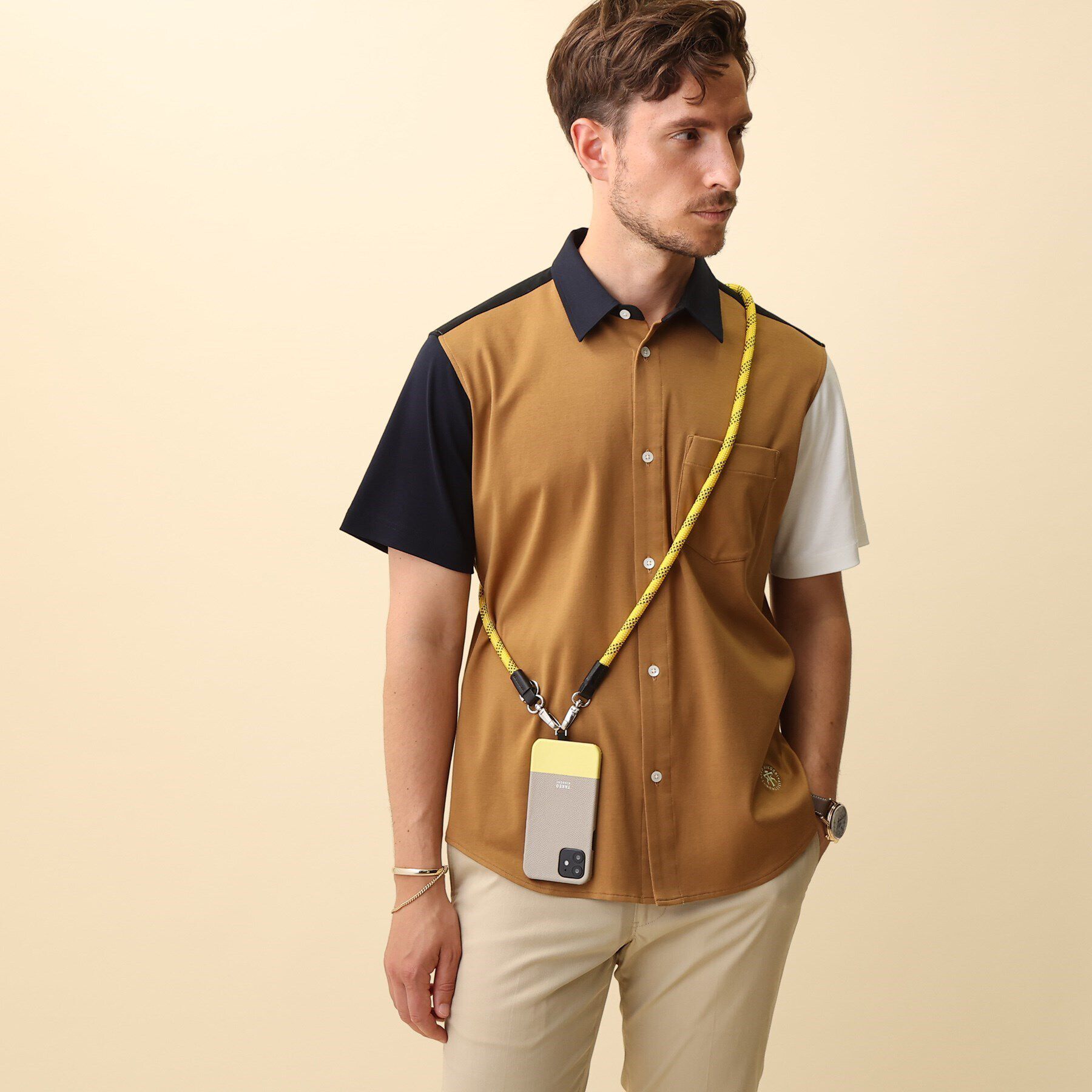 TAKEO KIKUCHI「ザイルコード モバイルストラップ」|モバイルケース|