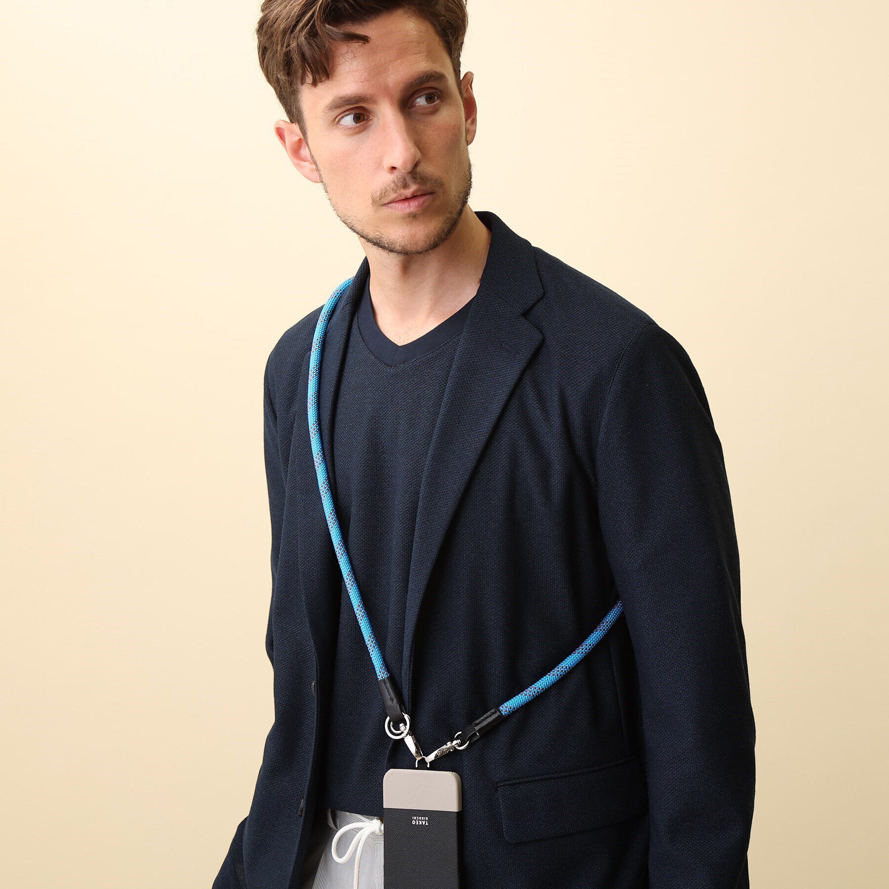 TAKEO KIKUCHI「ザイルコード モバイルストラップ」|モバイルケース|