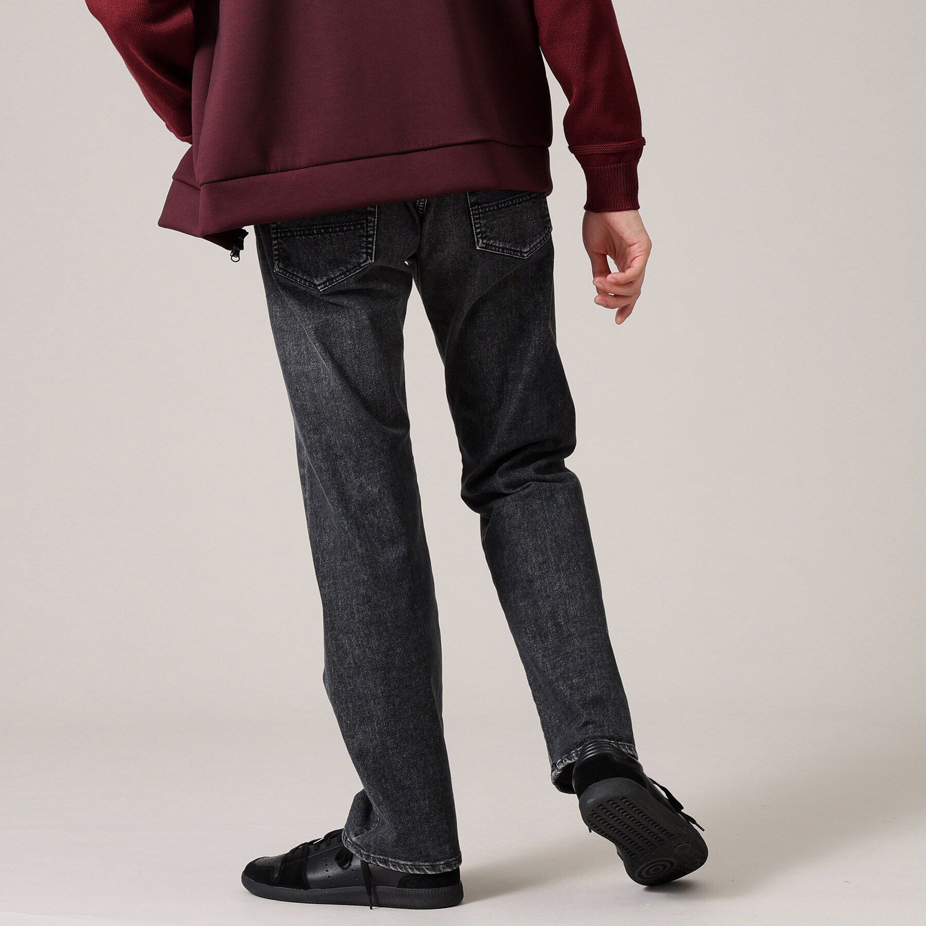 TAKEO KIKUCHI「【モンスターストレッチ】日本製 ウォッシュド デニムパンツ」|デニム|