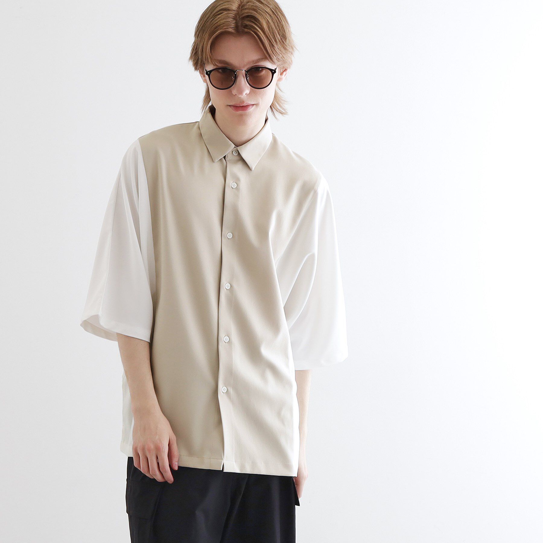 tk.TAKEO KIKUCHI「アソートドルマンシャツ」|シャツ・ブラウス|ベージュ(552)