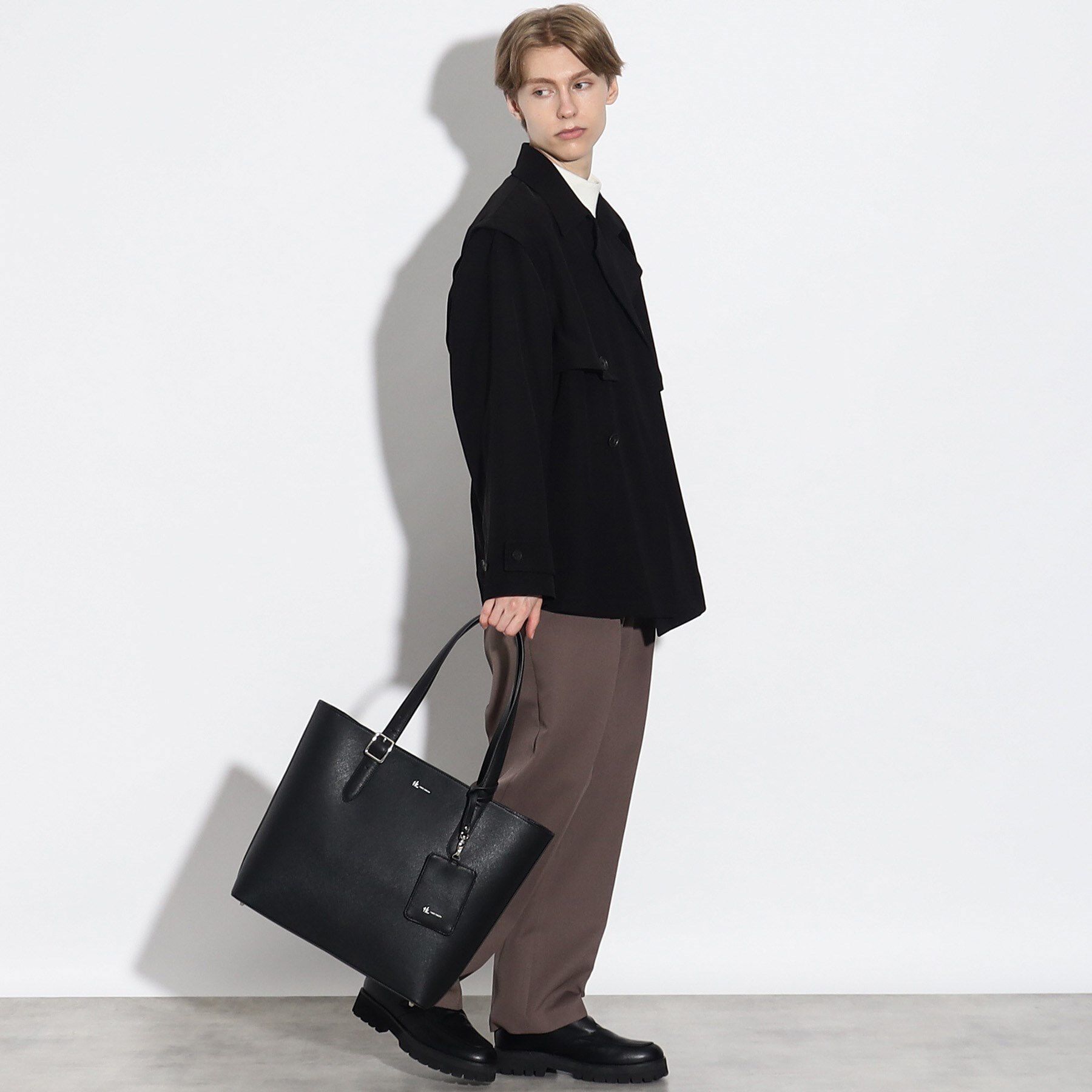 tk.TAKEO KIKUCHI「サフィアーノトートバッグ（パスケース付き）」|トートバッグ|