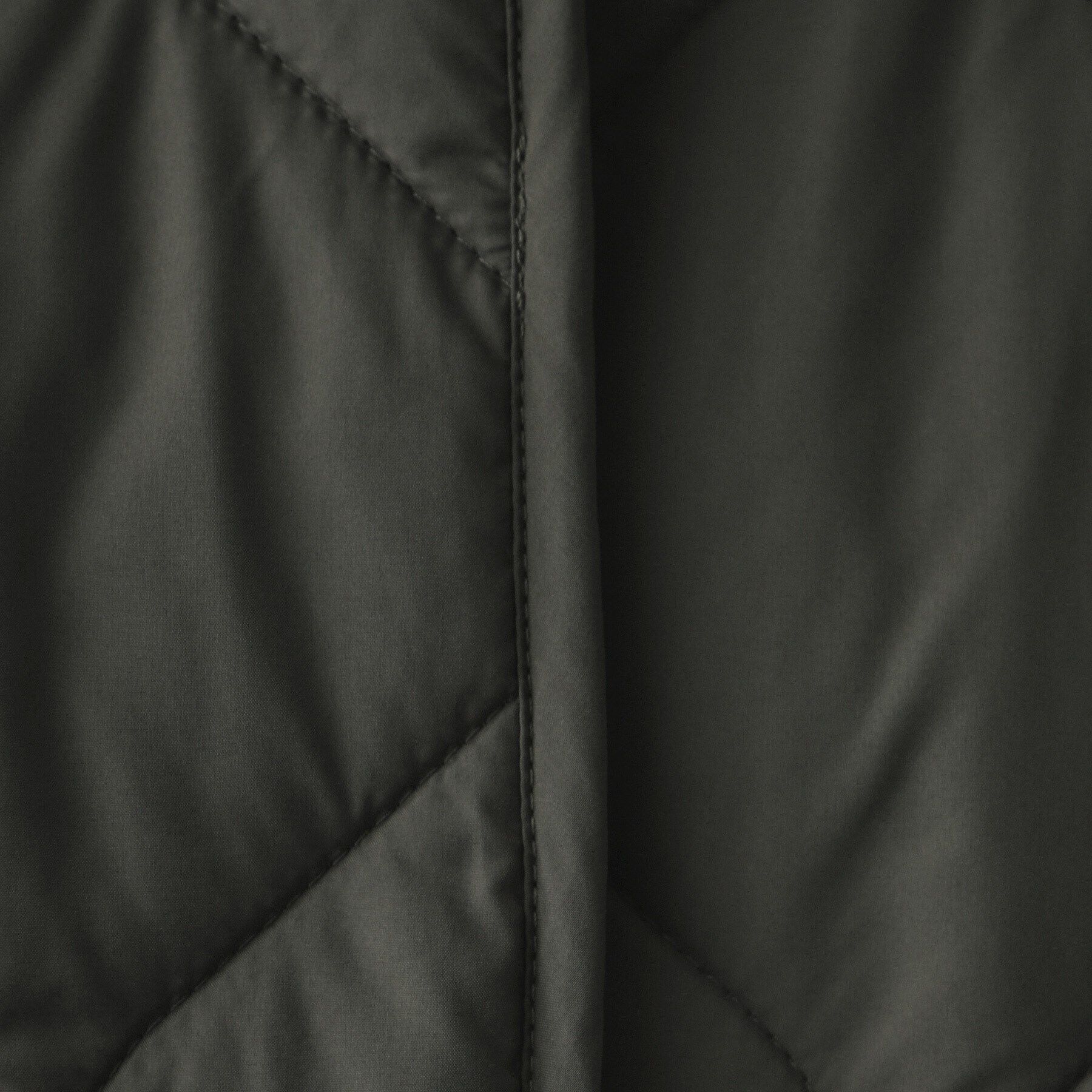 OPAQUE.CLIP「《リバーシブル》キルティング&times;フェイクファージャケット【洗濯機洗い可】」|ノーカラーコート|