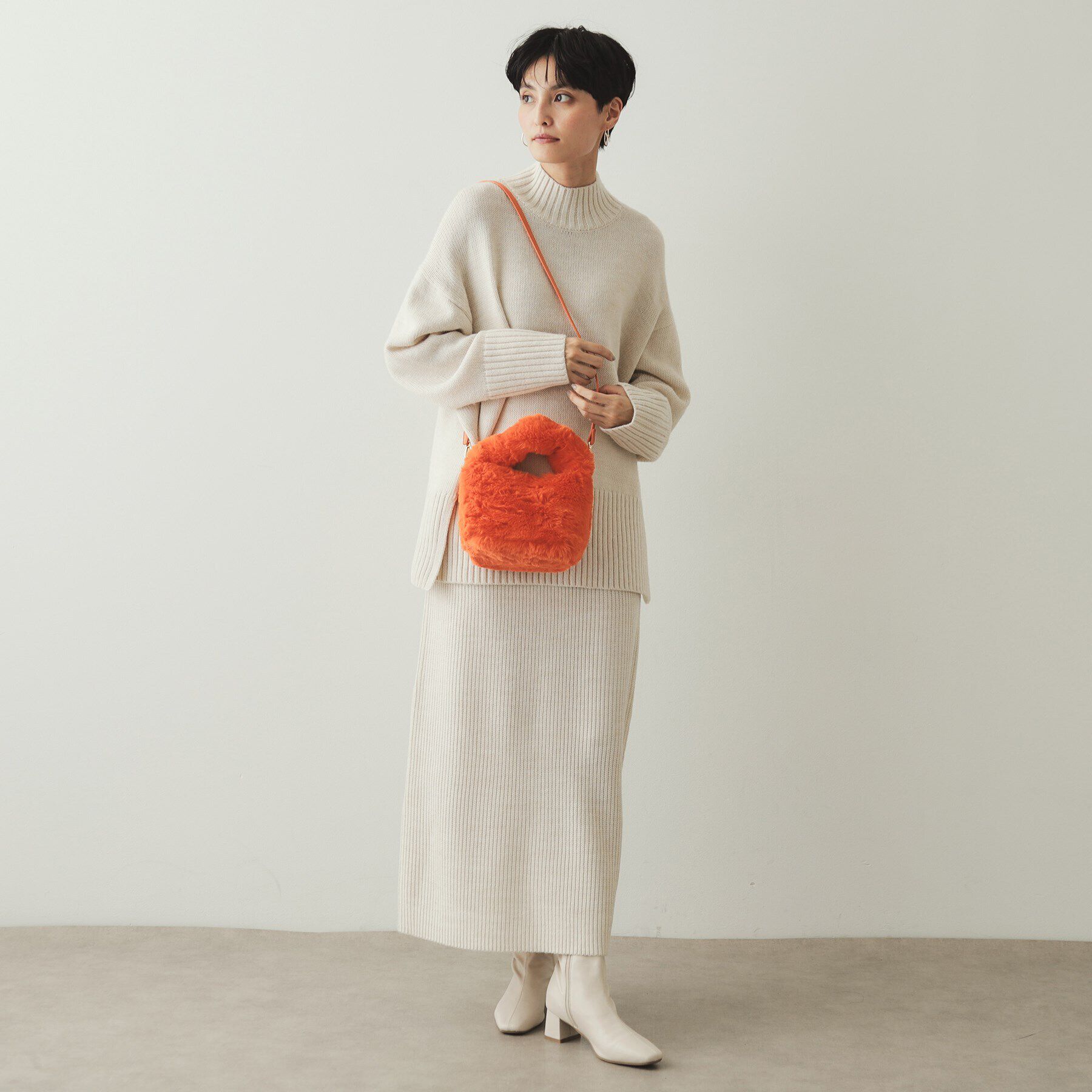 OPAQUE.CLIP「【2WAY】フェイクファーショルダーバッグ」|ショルダー・メッセンジャー|