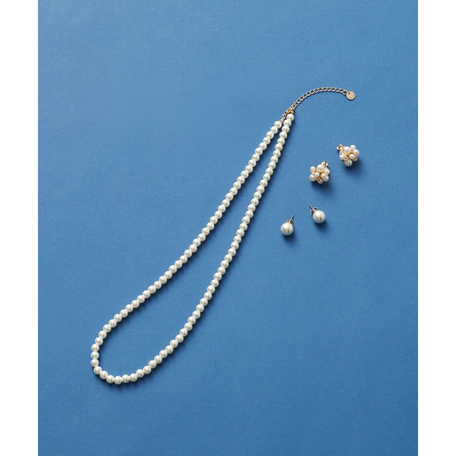 OPAQUE.CLIP「ガラスパールピアス」|ピアス|