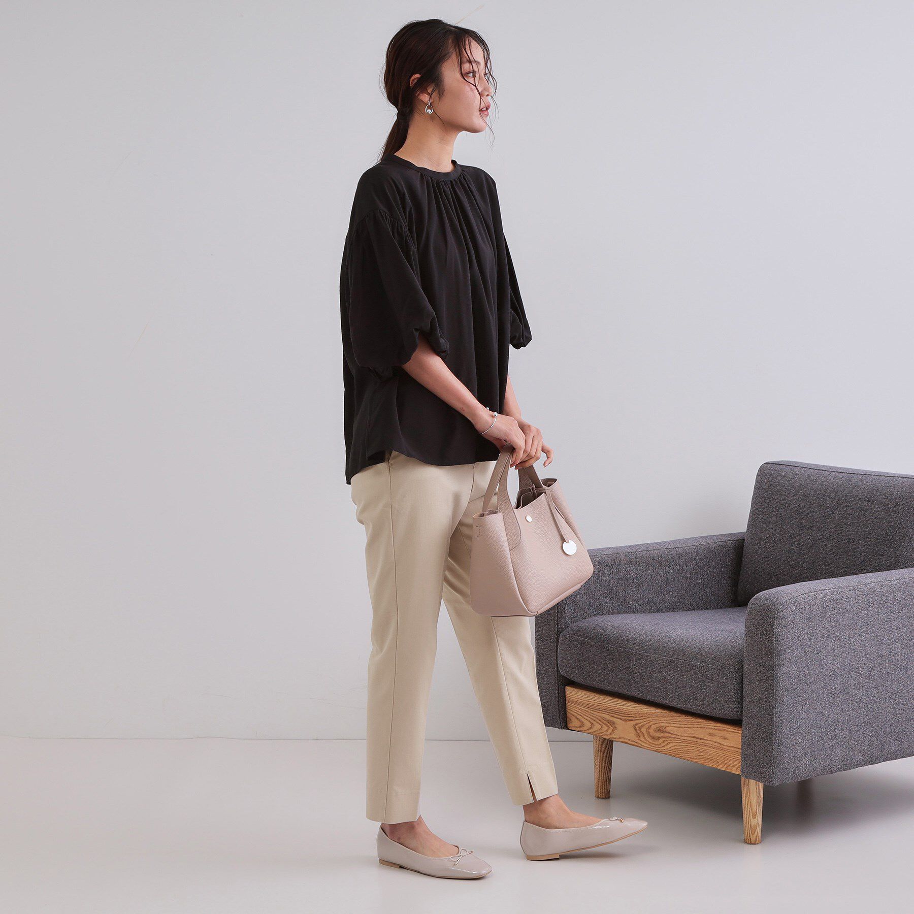 OPAQUE.CLIP「ハイストレッチイージースティックパンツ【洗濯機洗い可】」|その他|