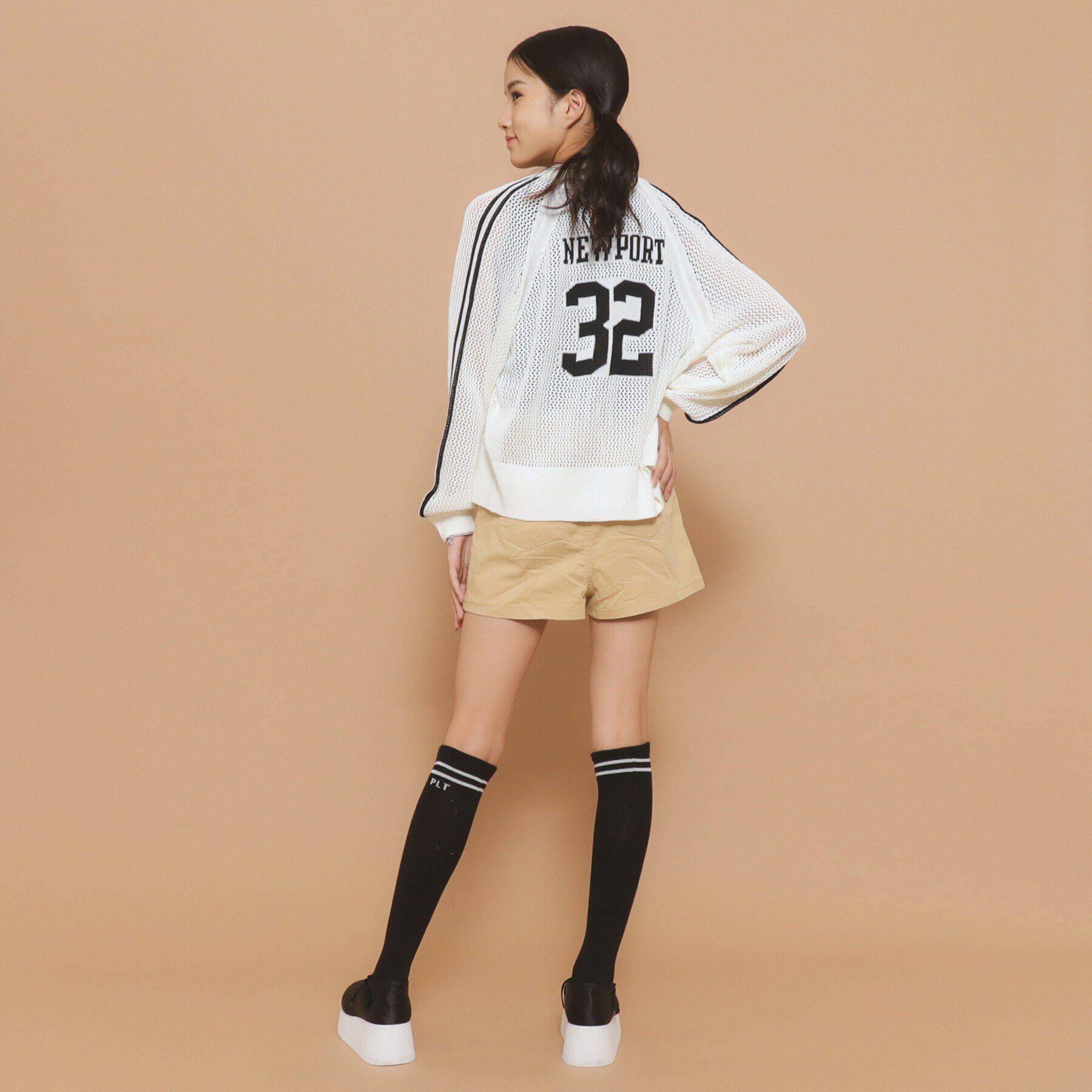 PINK-latte「スカート風ショートパンツ」|キュロット|